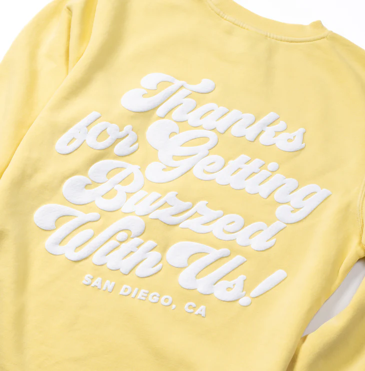 Yellow Thanks Crewneck - Image 3